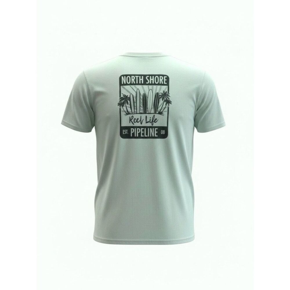 Reef 'Reel Life' Short Sleeve Tee - Mint Men’s Large NWT